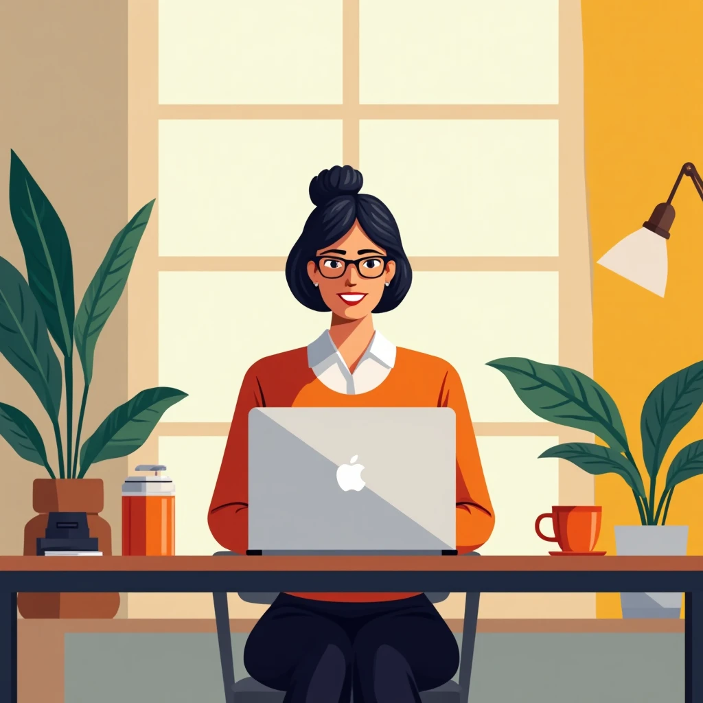 Home office setup