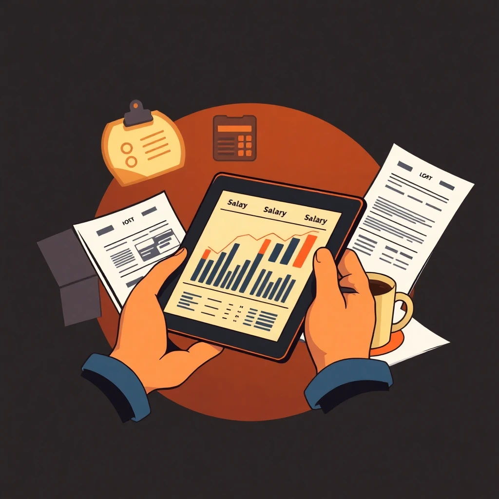 Reviewing salary data