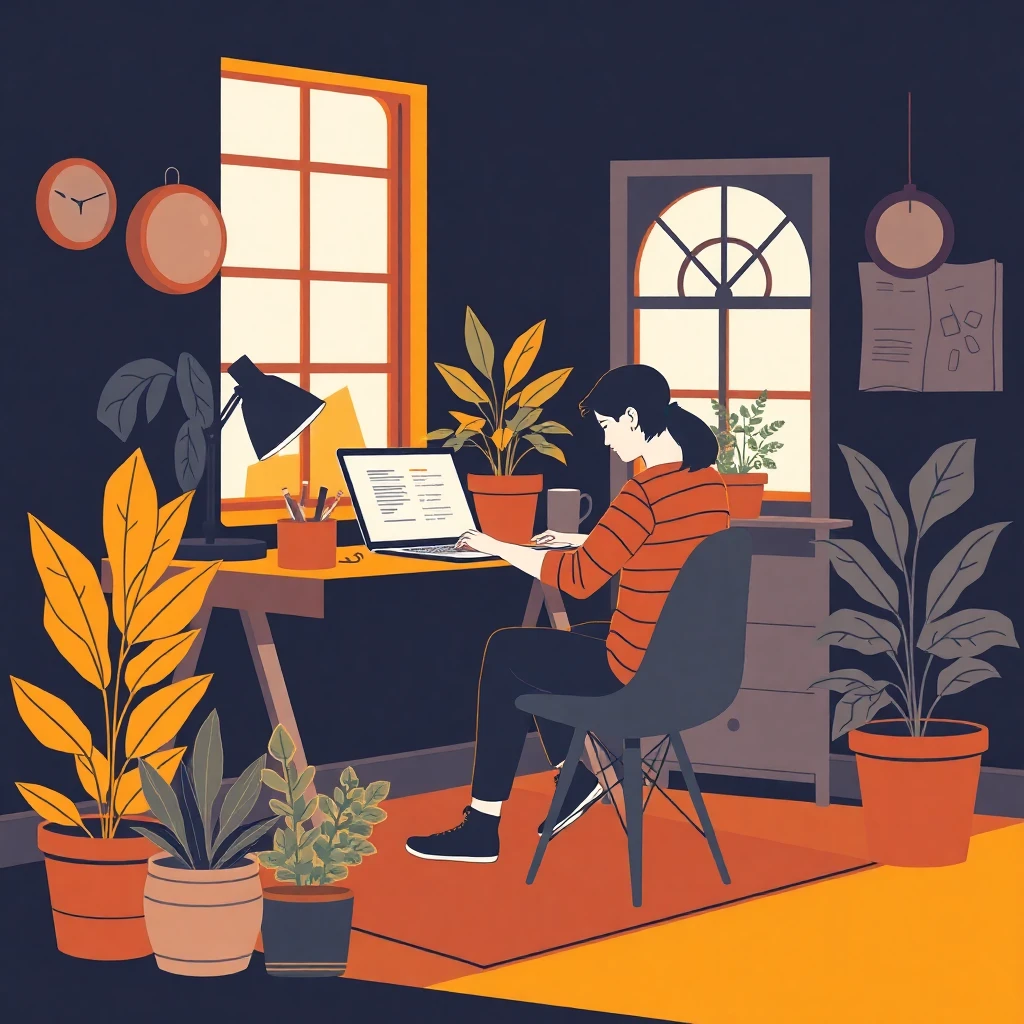 Remote work setting