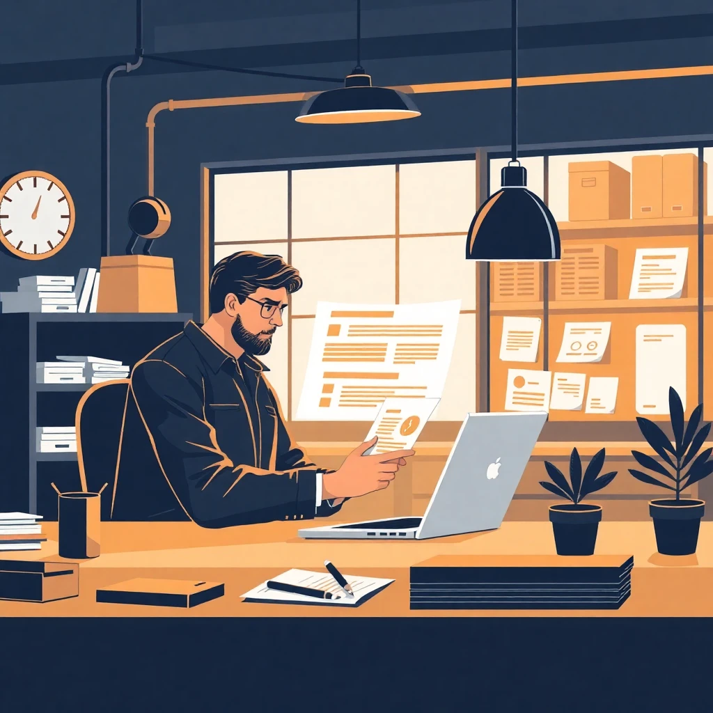 Reviewing admin job listings