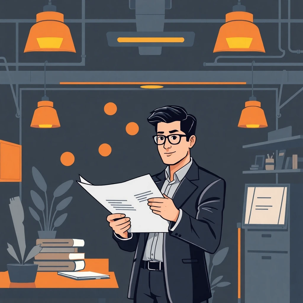 Professional in a corporate office