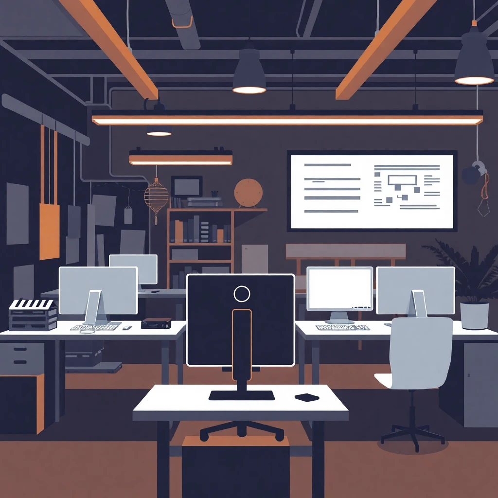 Ambiente de escritório profissional