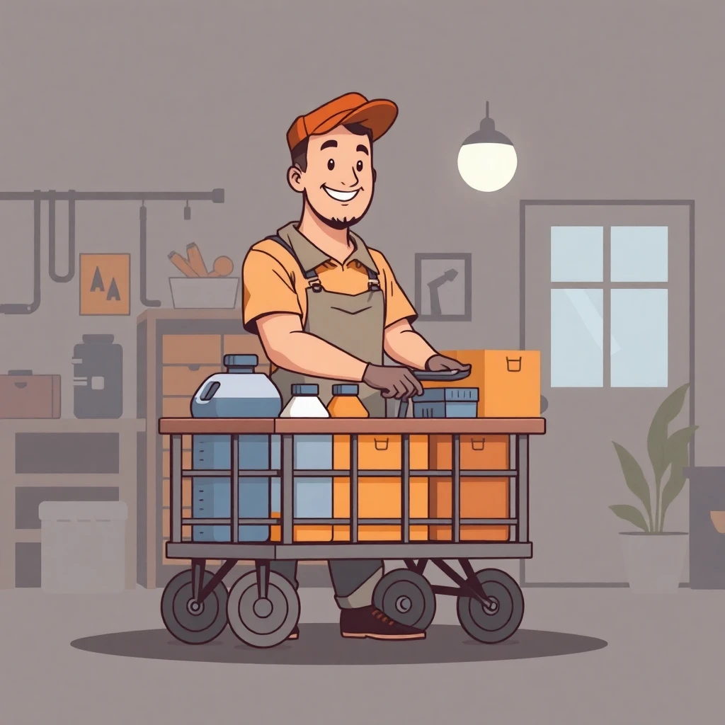 Trabalhador de limpeza