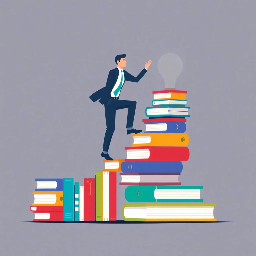 Career growth symbol