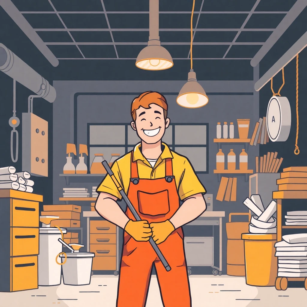 Balanced cleaning job