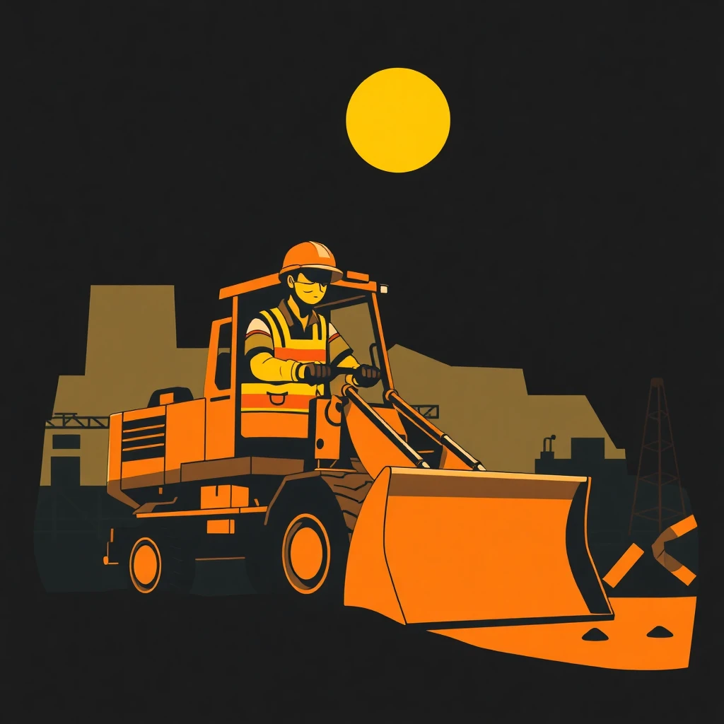 Skilled labourer at work