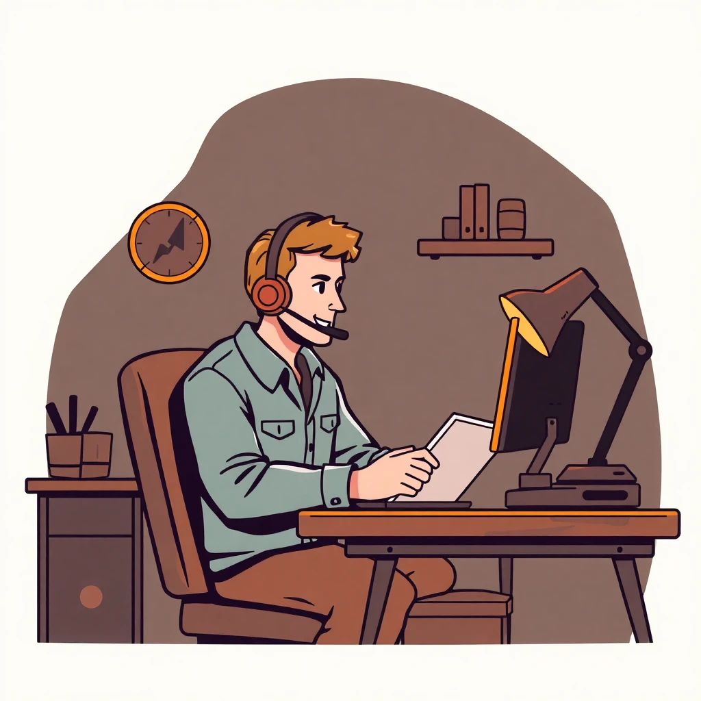 Remote customer service work