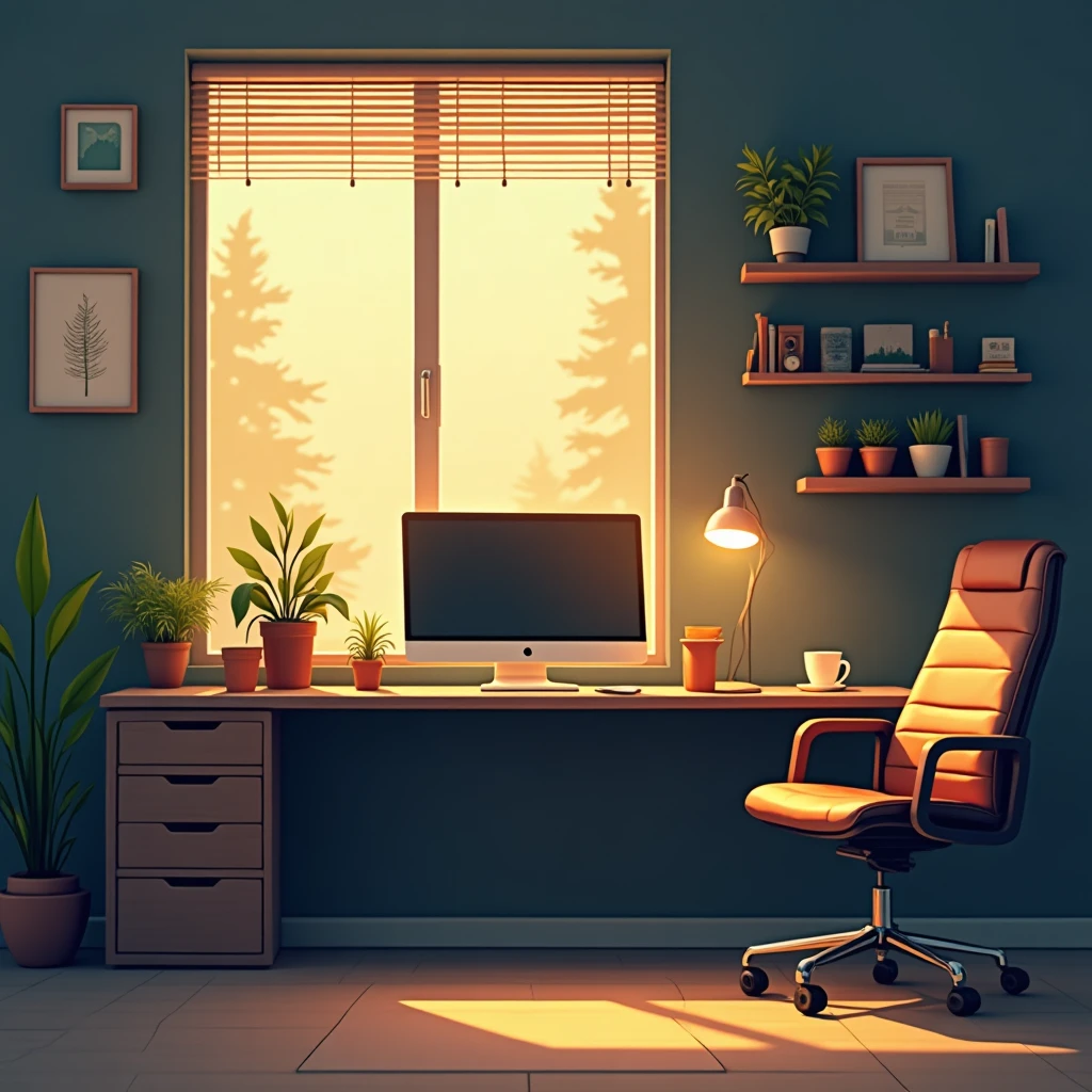 Home office setup