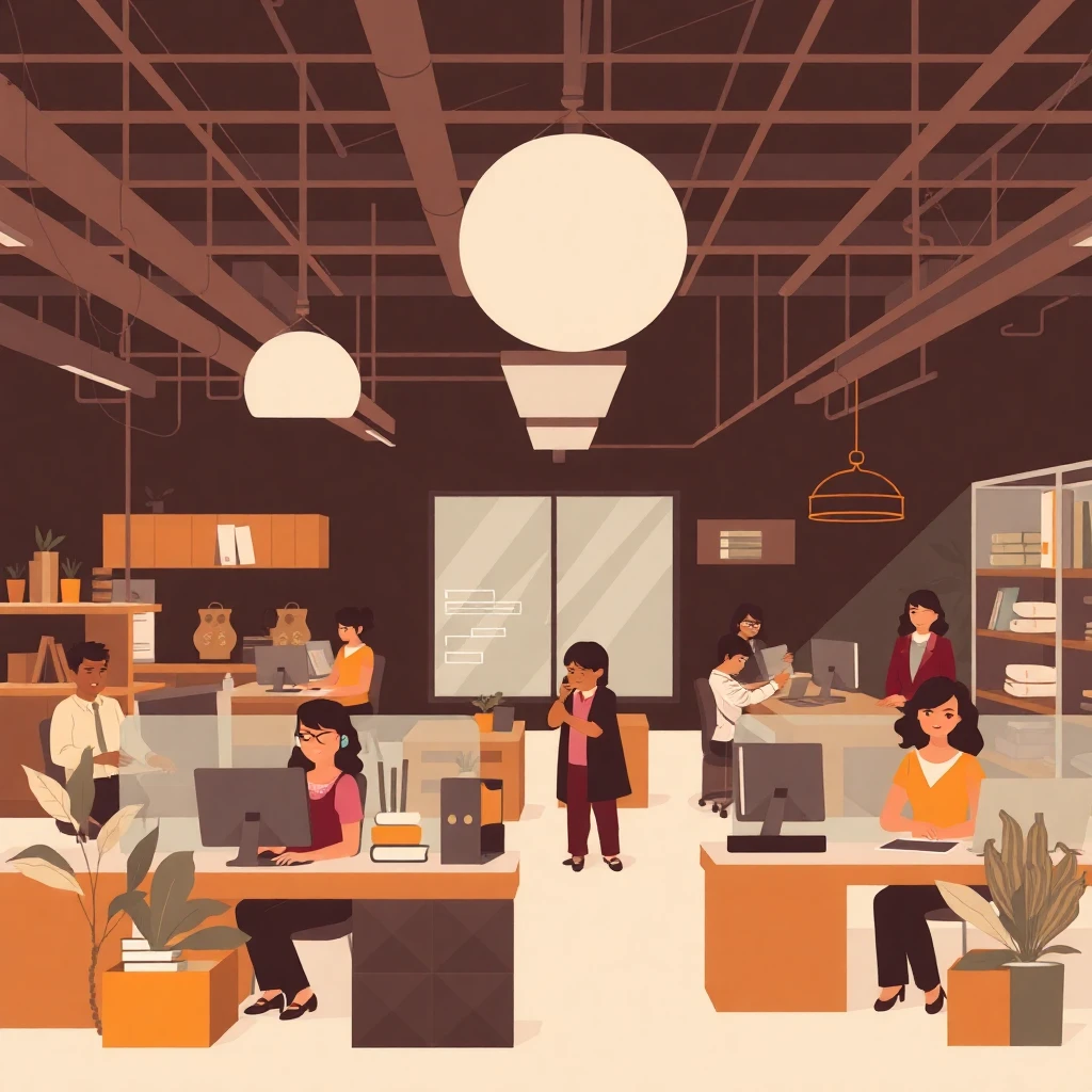 On-site customer service environment