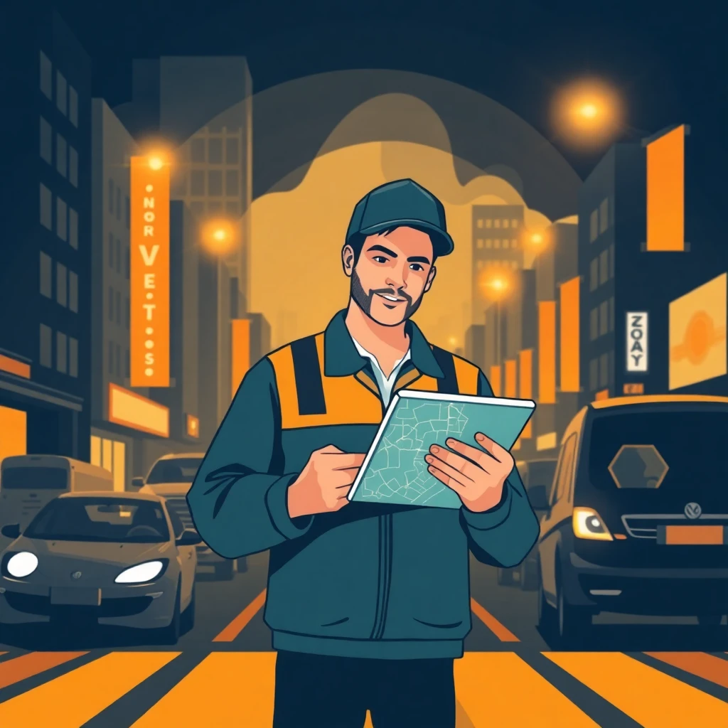 Urban delivery driver