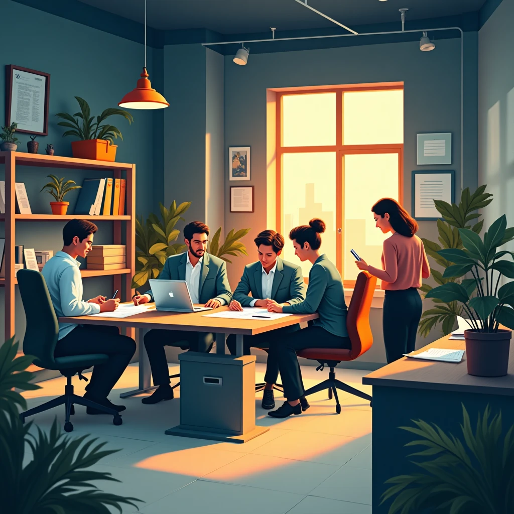 Finance team collaboration