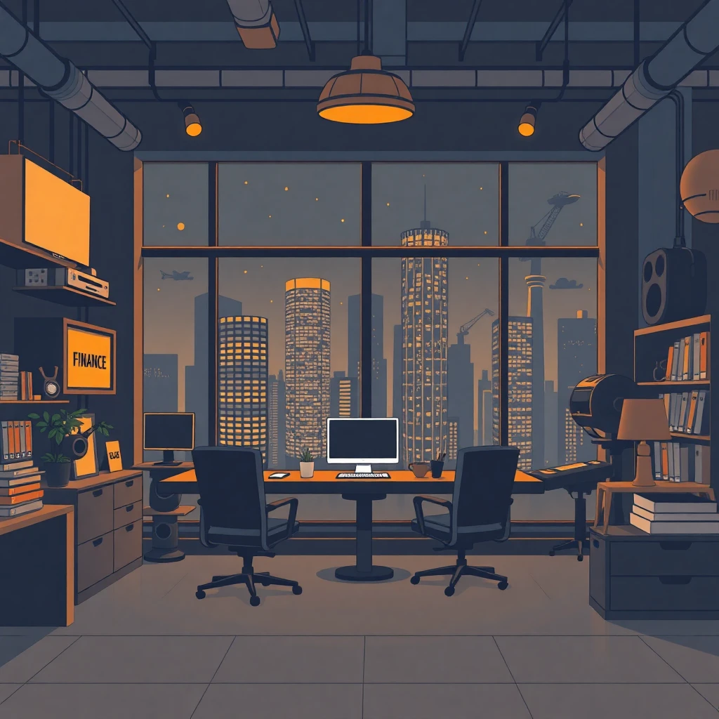 High-paying finance job setting