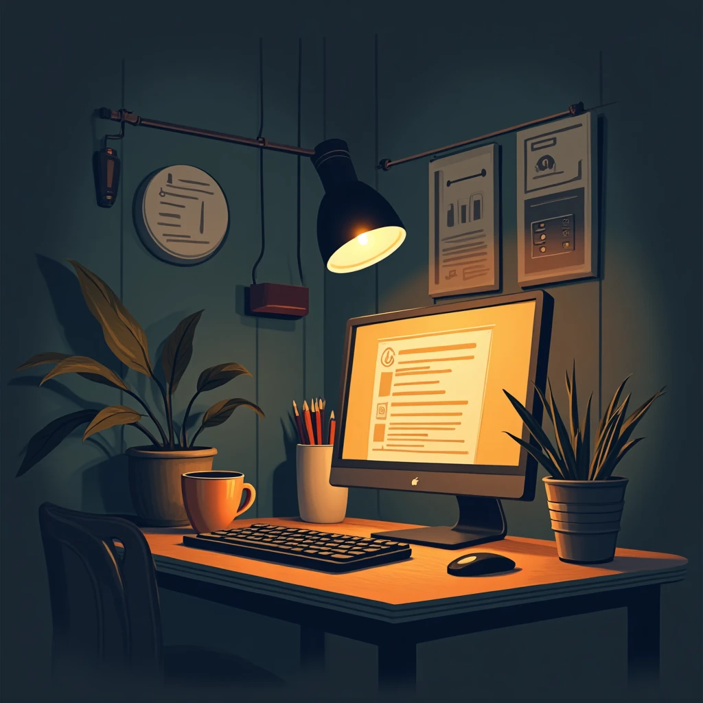 Balanced finance job workspace