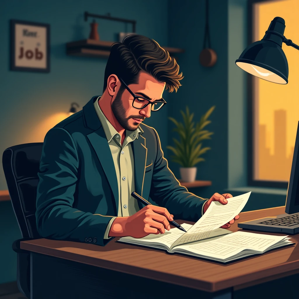 Compliance expert at work