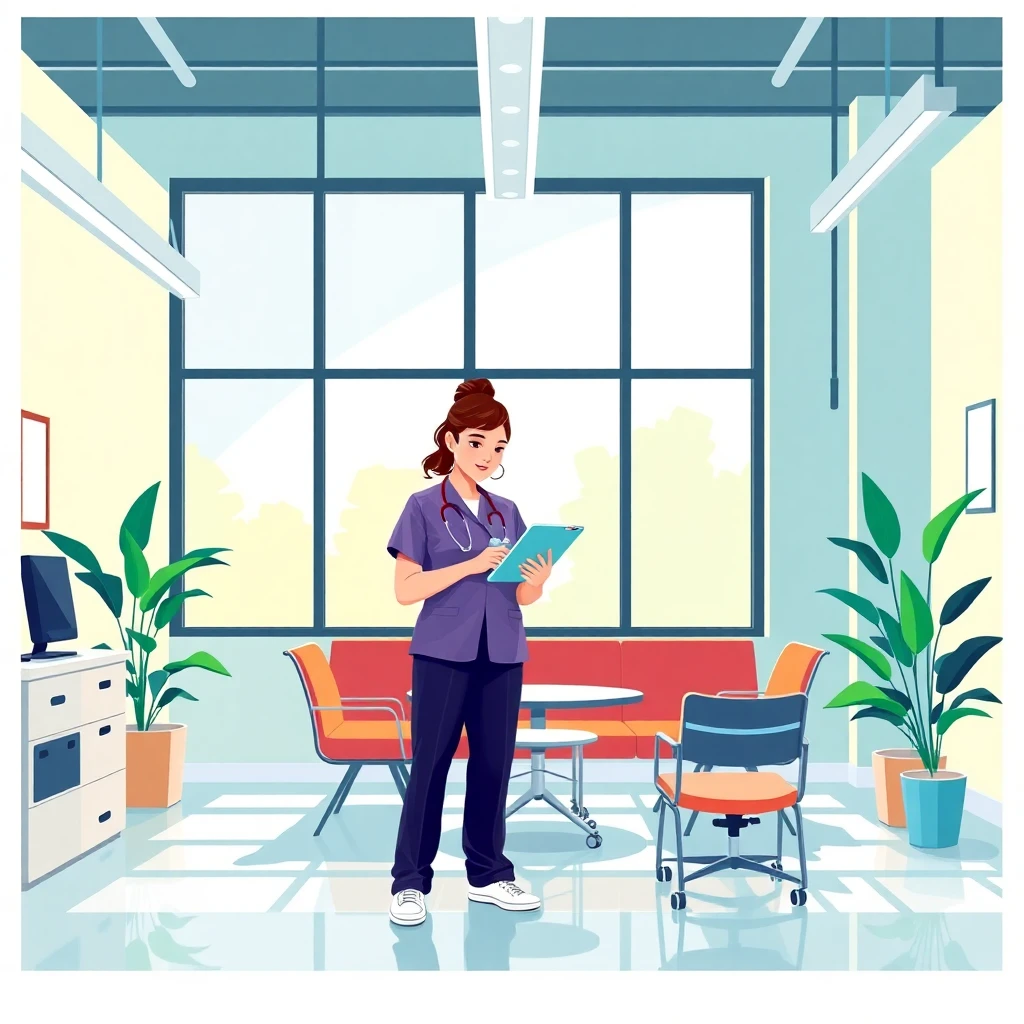 New nurse reviewing job offers