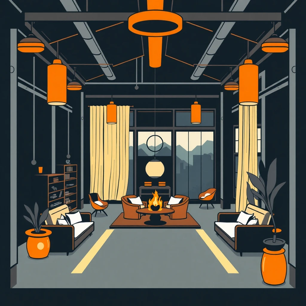 Luxury resort setting