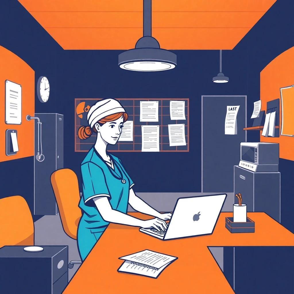 Nurse reviewing job options