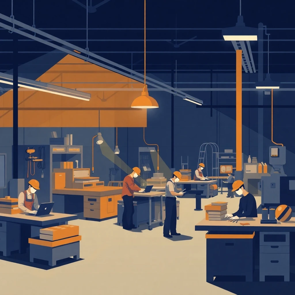 Manufacturing teamwork