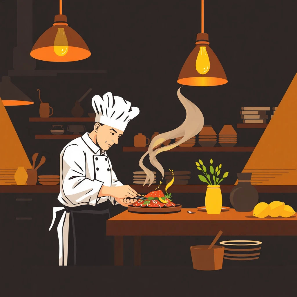 Chef in action