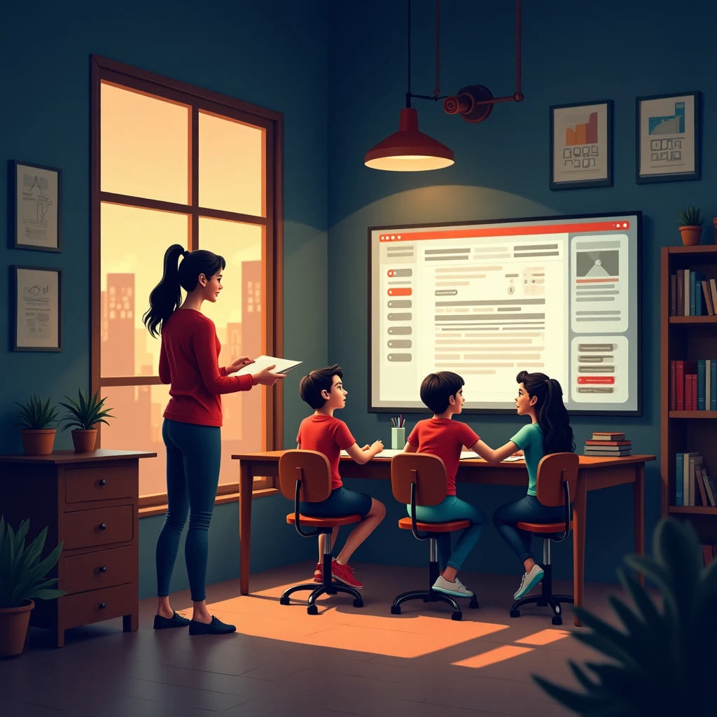 Teaching in a digital classroom