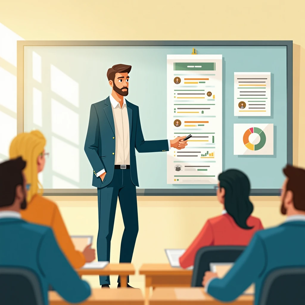 Teacher analyzing high-paying job offers