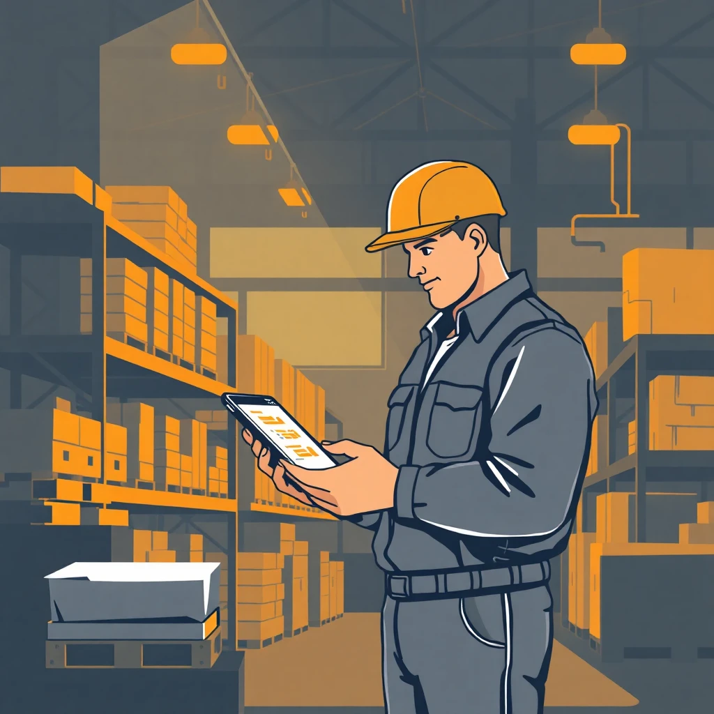 Flexible scheduling in warehouse work
