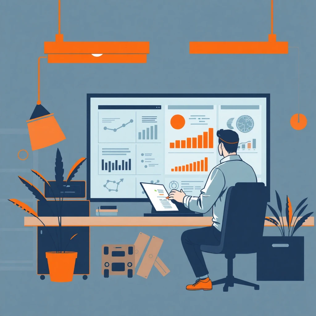 Profesional de datos analizando información