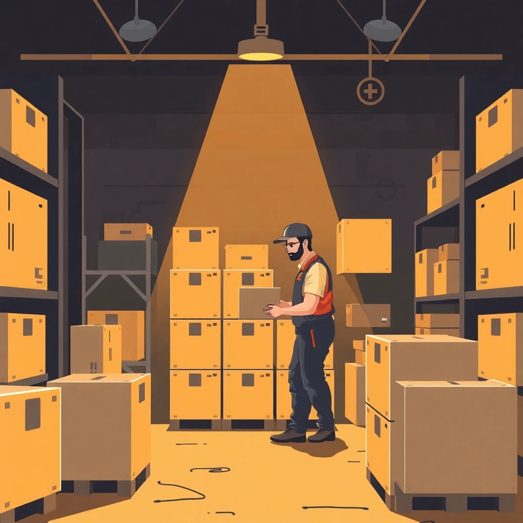 Trabajador en almacén