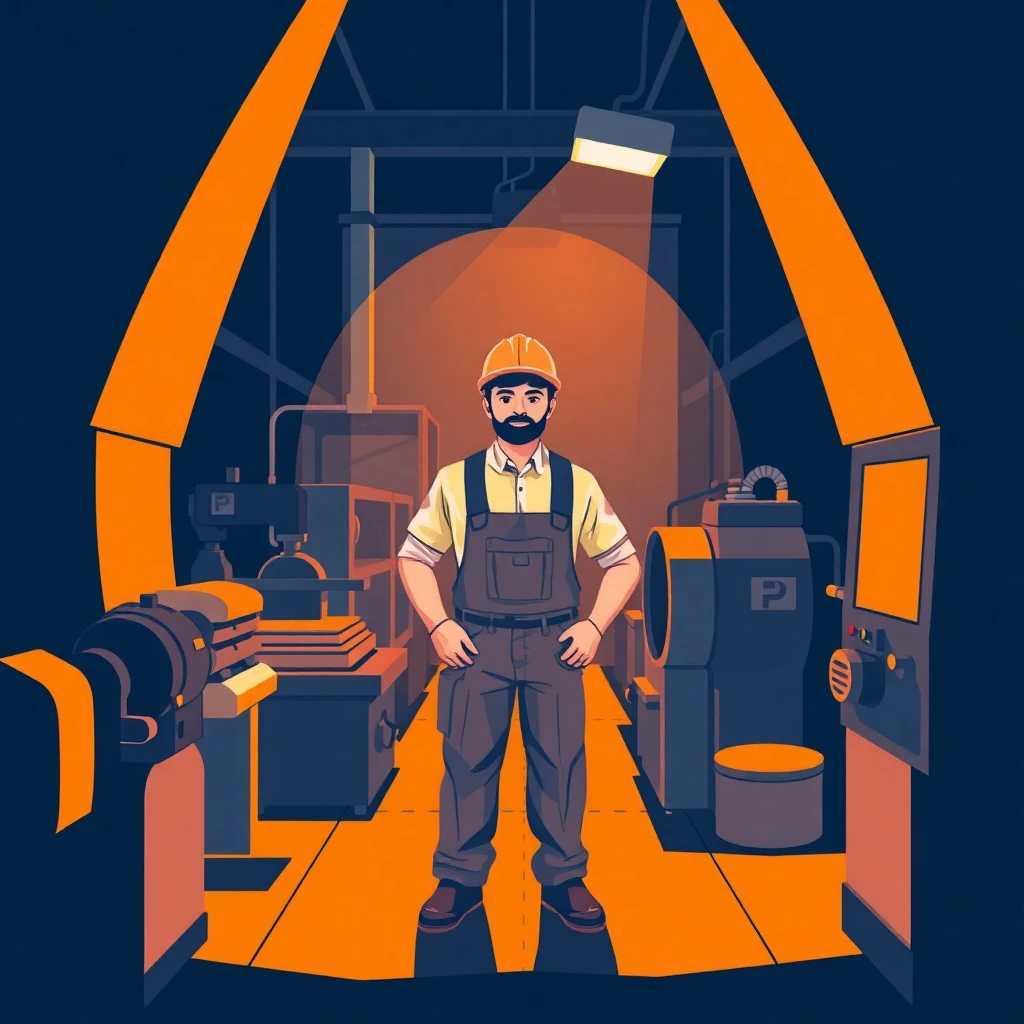 Ambiente de trabajo en producción