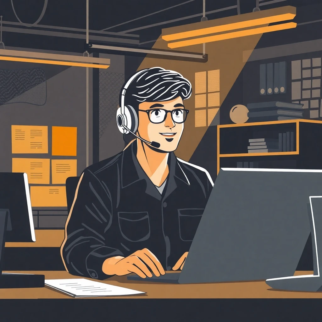 Trabalhador de callcenter