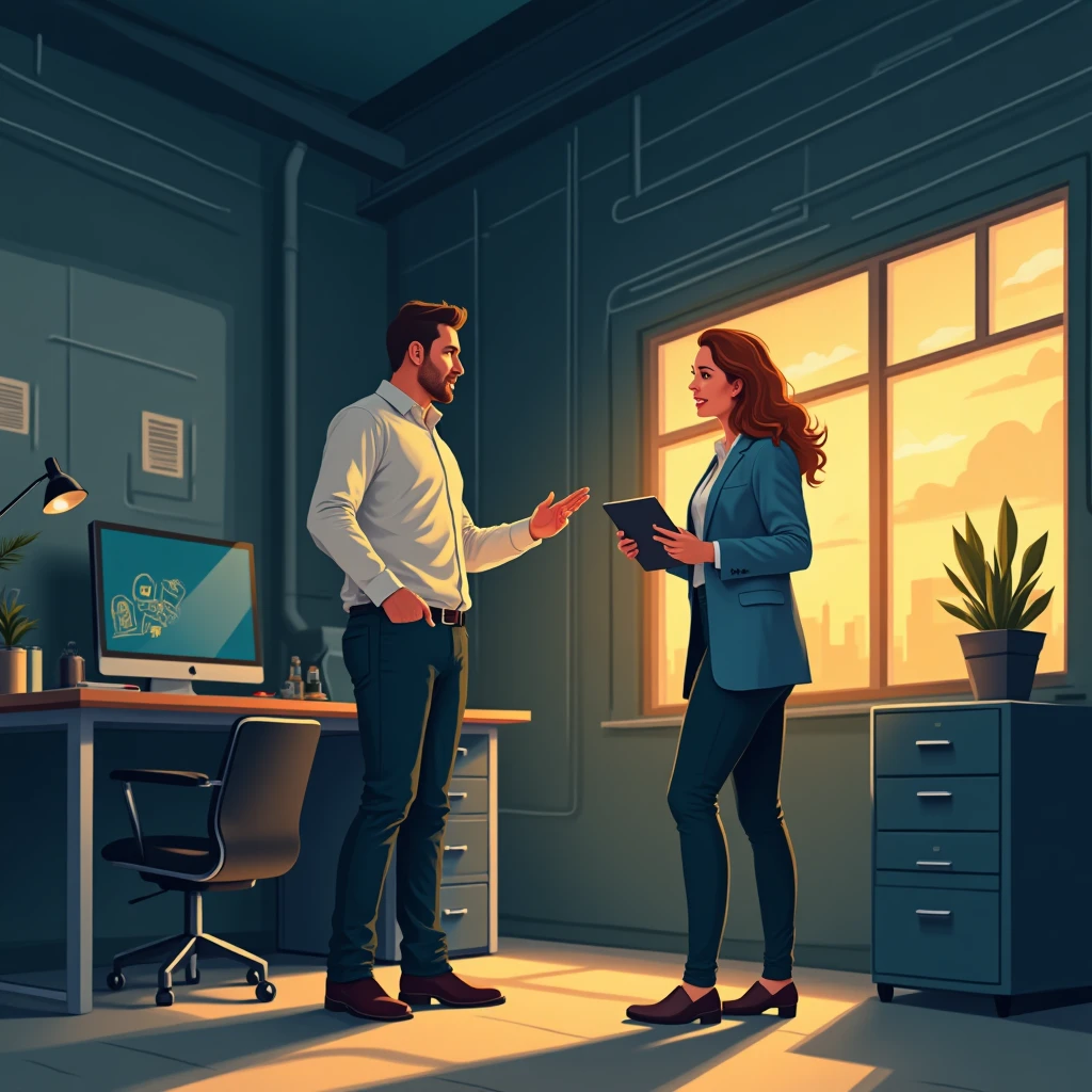 High-paying cybersecurity job setting