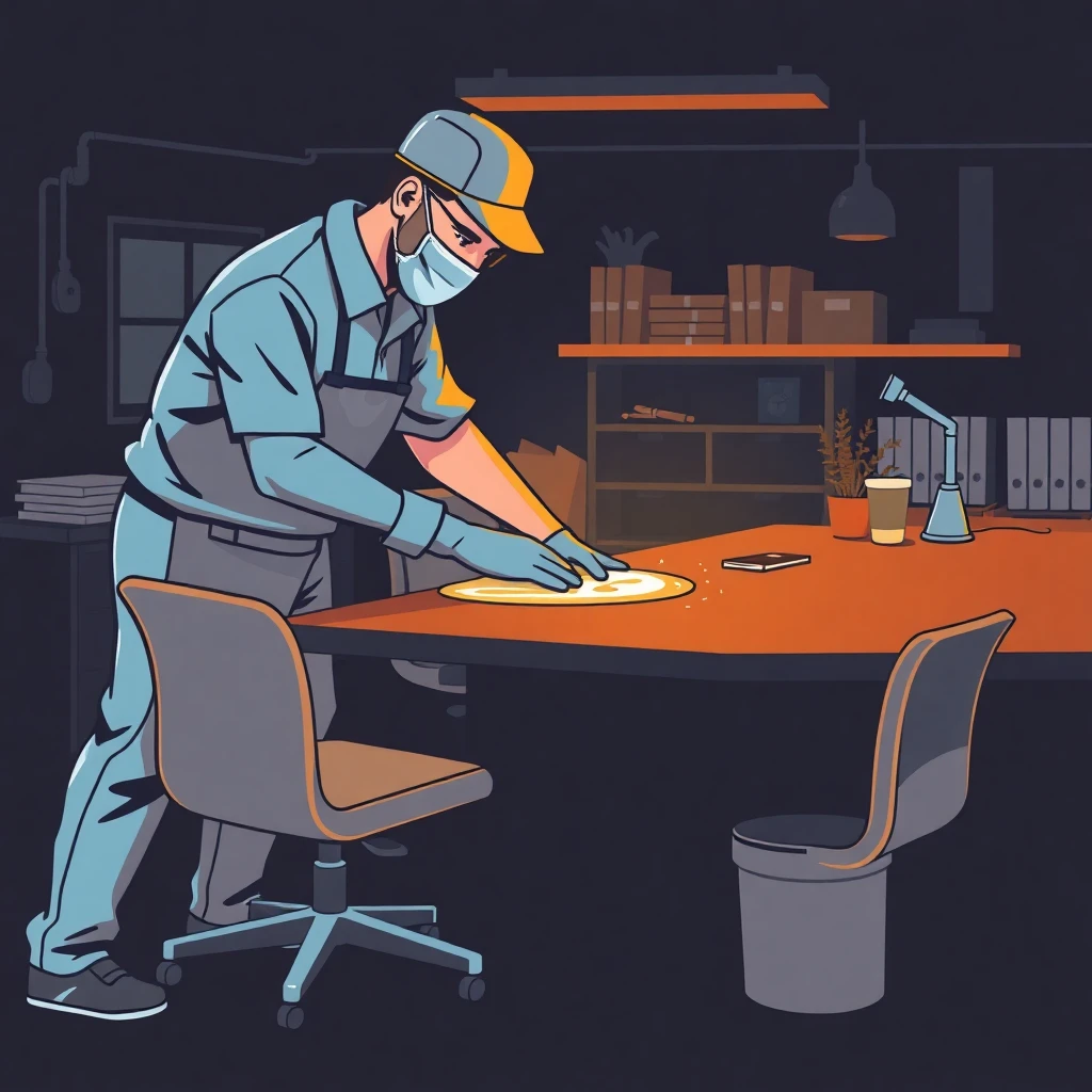 Meticulous office cleaning