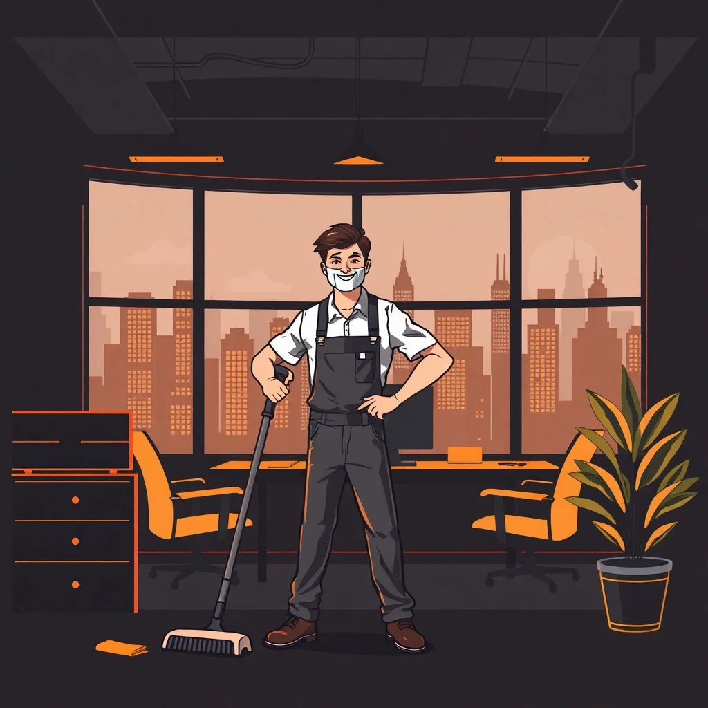 Modern cleaning job setting