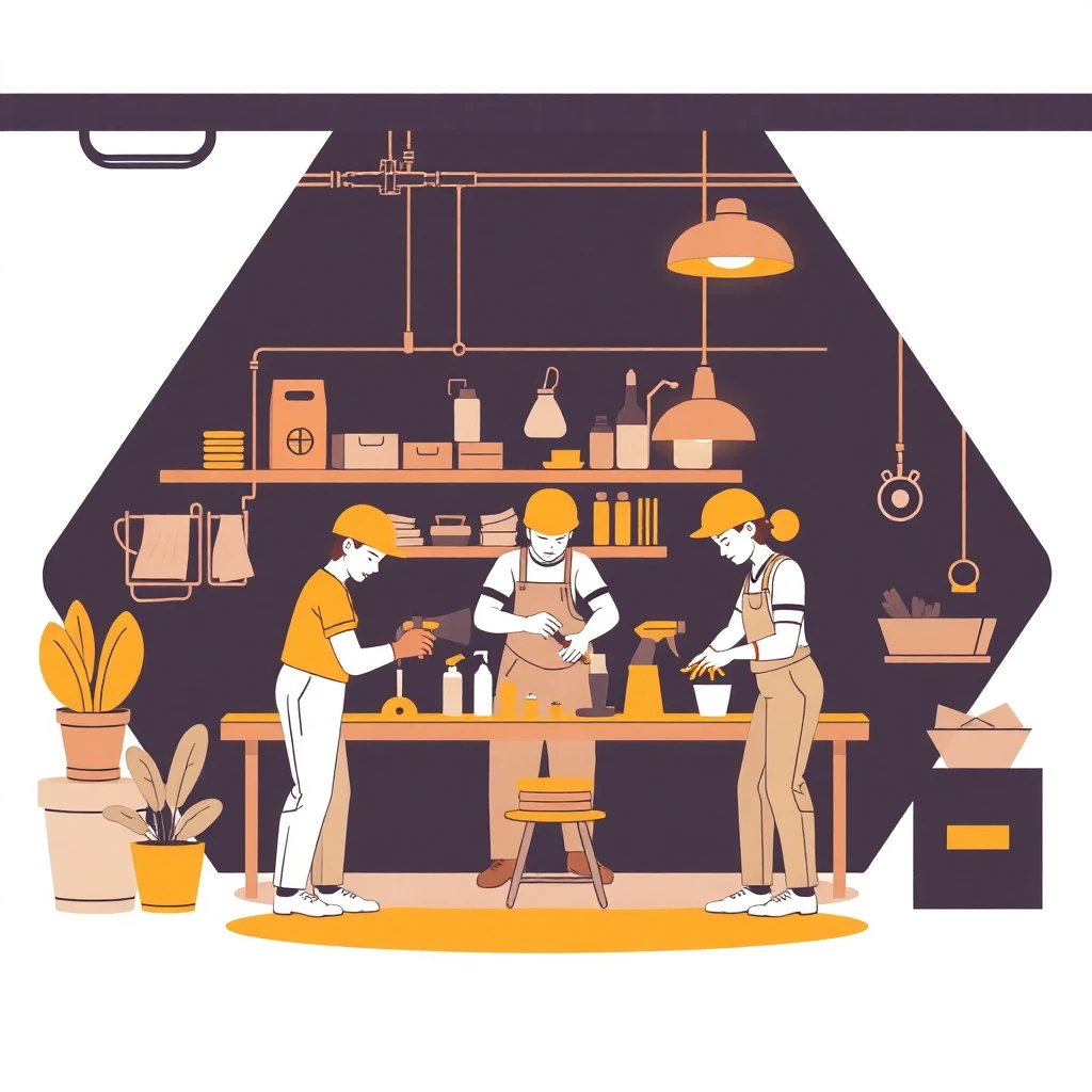 Flexible cleaning job tasks