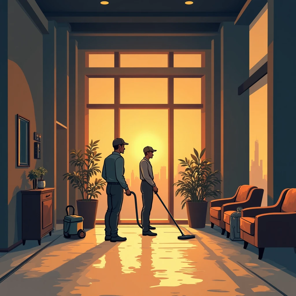 Luxury cleaning team