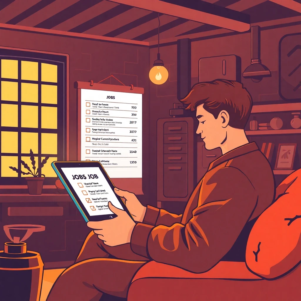 Reviewing job listings