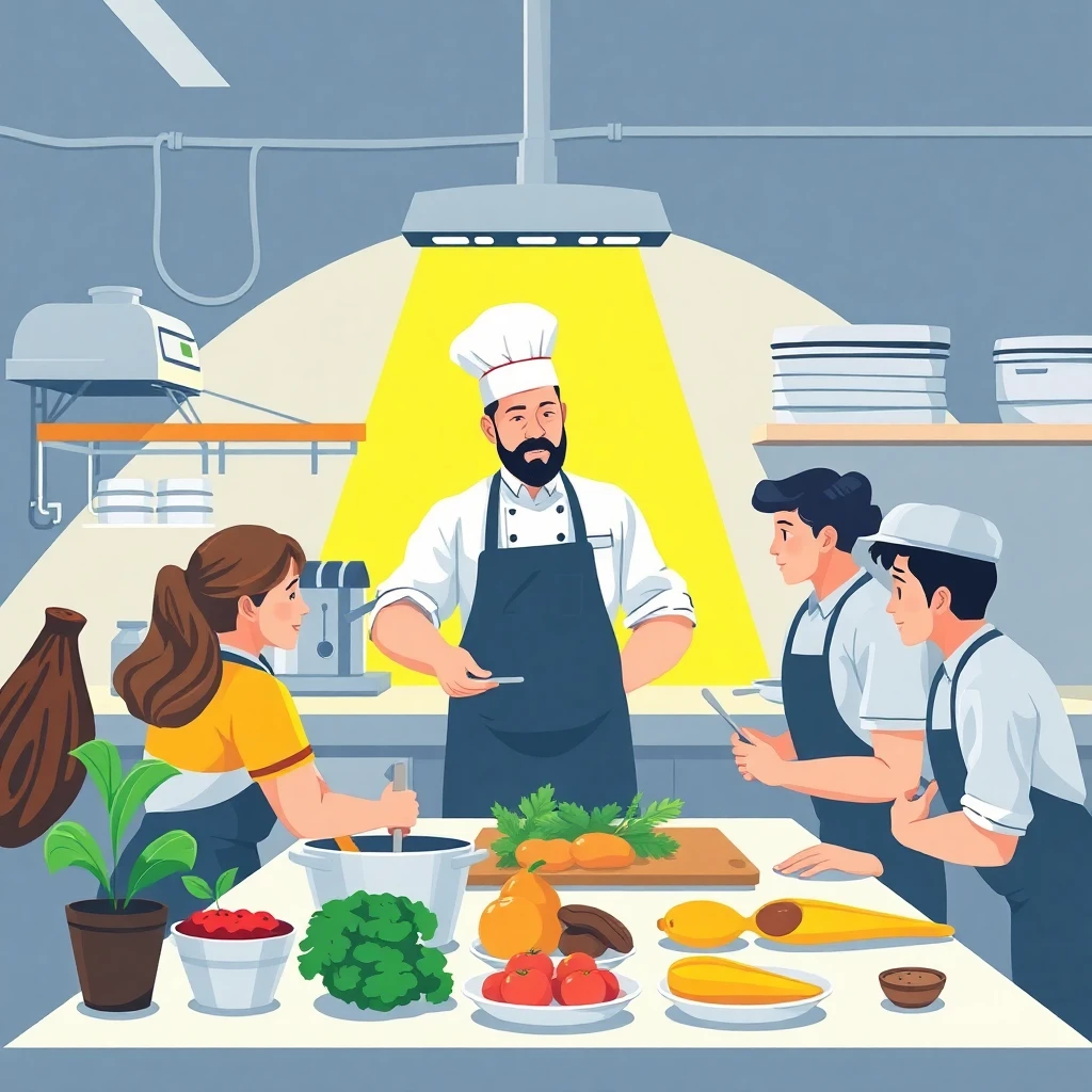 Enseñanza de cocina