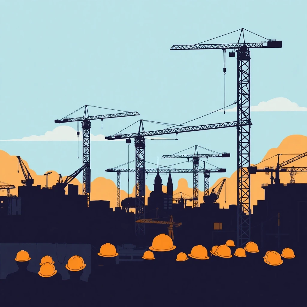 Construction site activity