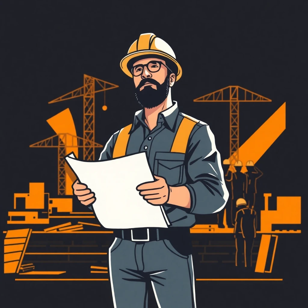 Project manager at work