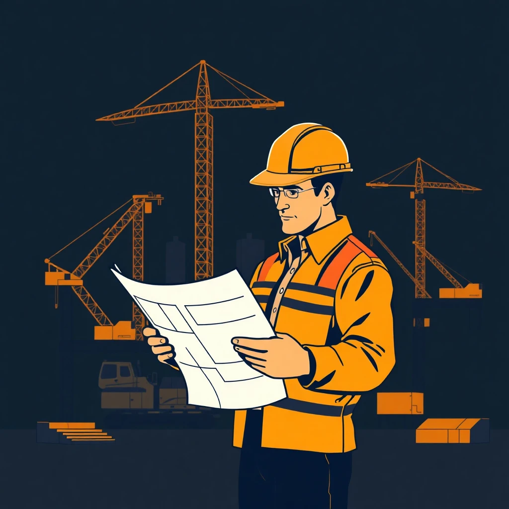 Construction worker on site