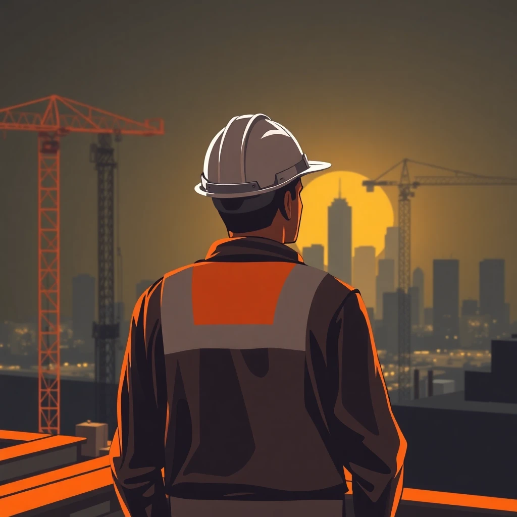 Construction worker on site