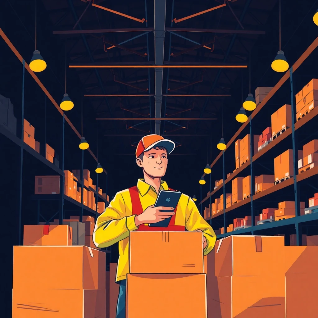 Warehouse delivery action