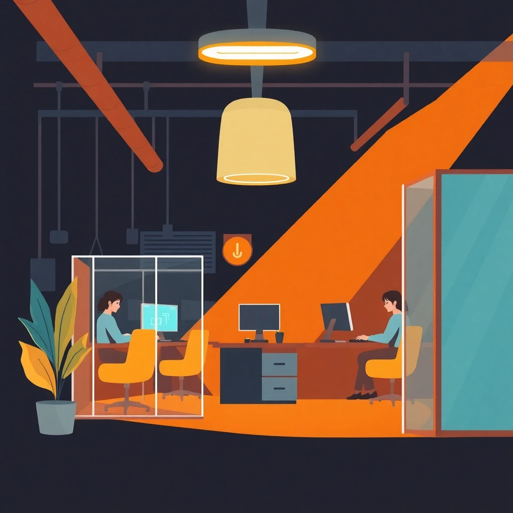 Centro de llamadas en acción