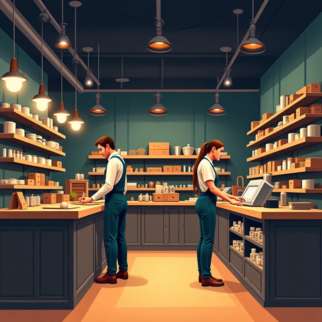 Ambiente de trabajo en retail