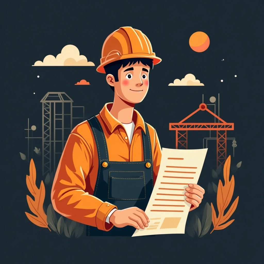 Trabajador reconsiderando oferta de trabajo