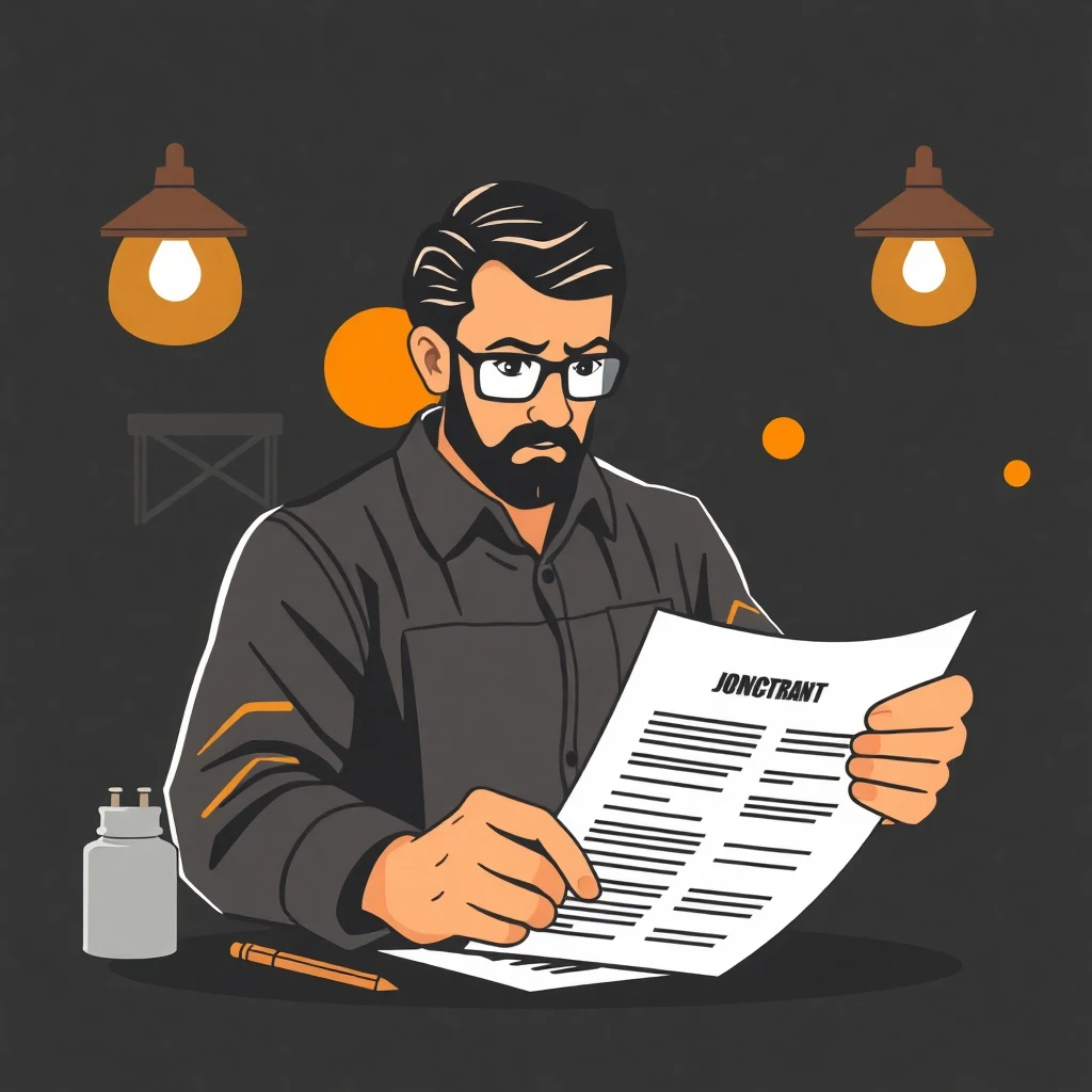 Scrutinizing job contract