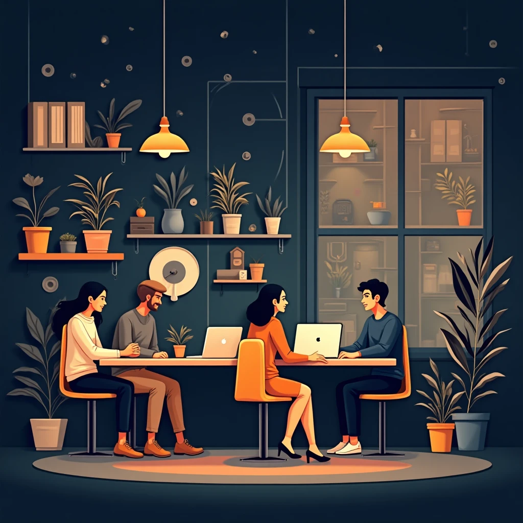 Collaborative remote work environment