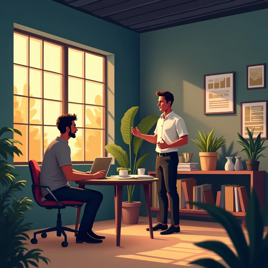 Discussing job options