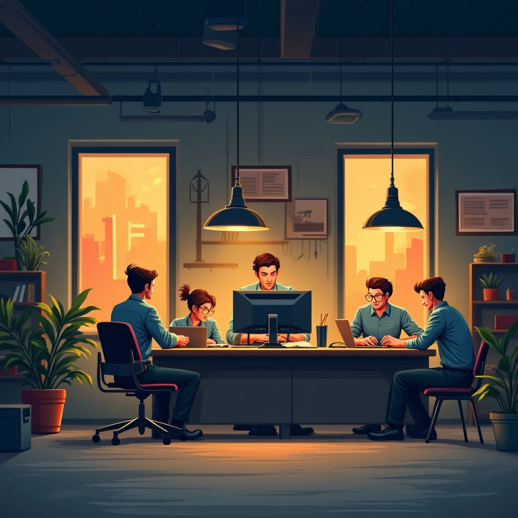 Professional office setting