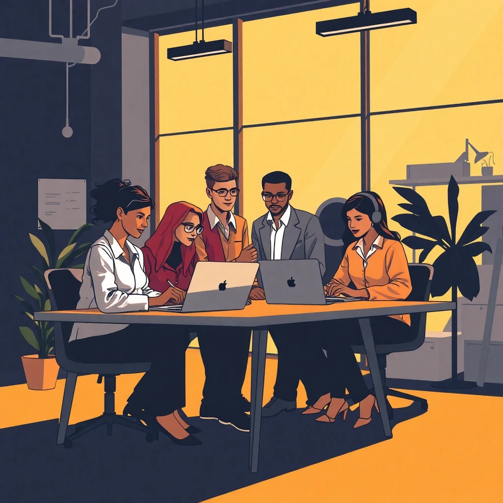 Customer service teamwork